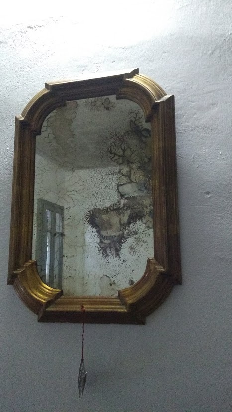 Specchio antico rettangolare