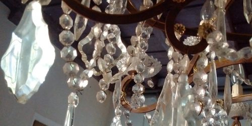 antique chandelier made in Italy
