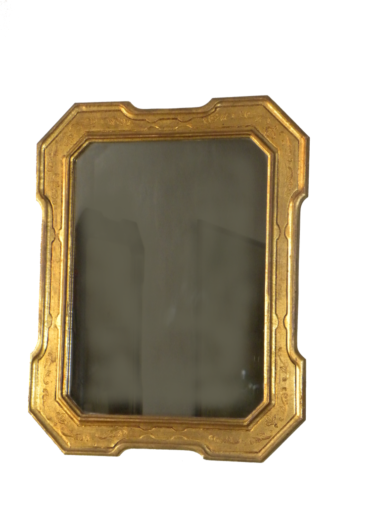 Specchio con cornice in stile 1700